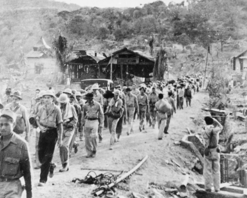 Bataan death march philippines ww2 american soldier pow