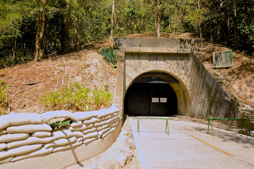 East entrance to the Malinta Tunnel on Corregidor island, The Philippines