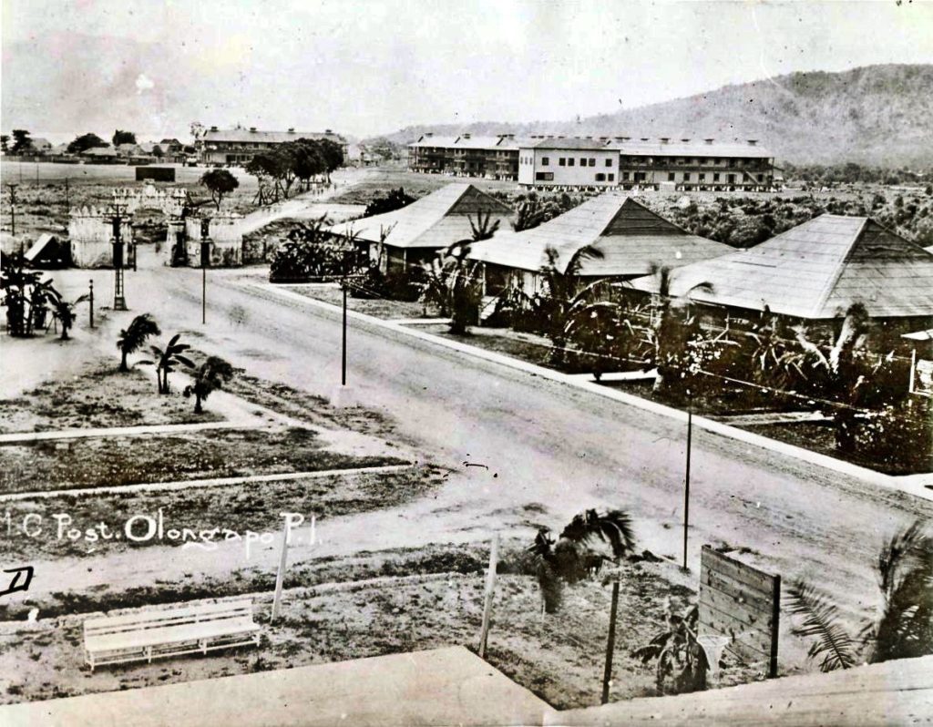 US Marine barracks at Olongapo Naval Yard at beginning of WW2 in The Philippines