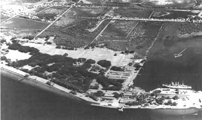 Olongapo Navy Yard in The Philippines in 1941