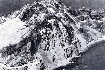 Malinta Hill on Corregidor island in The Philippines after WW2