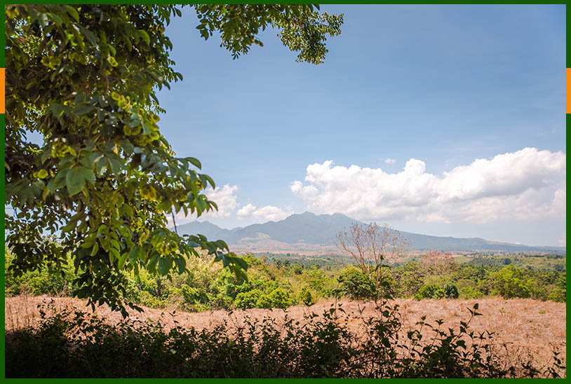 Modern-day photo of where the Battle of Bataan was fought during WW2