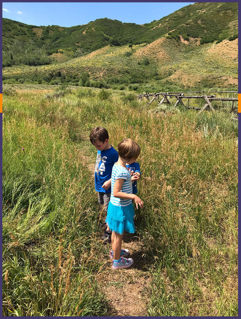 Walking along the Mormon Trail in Utah