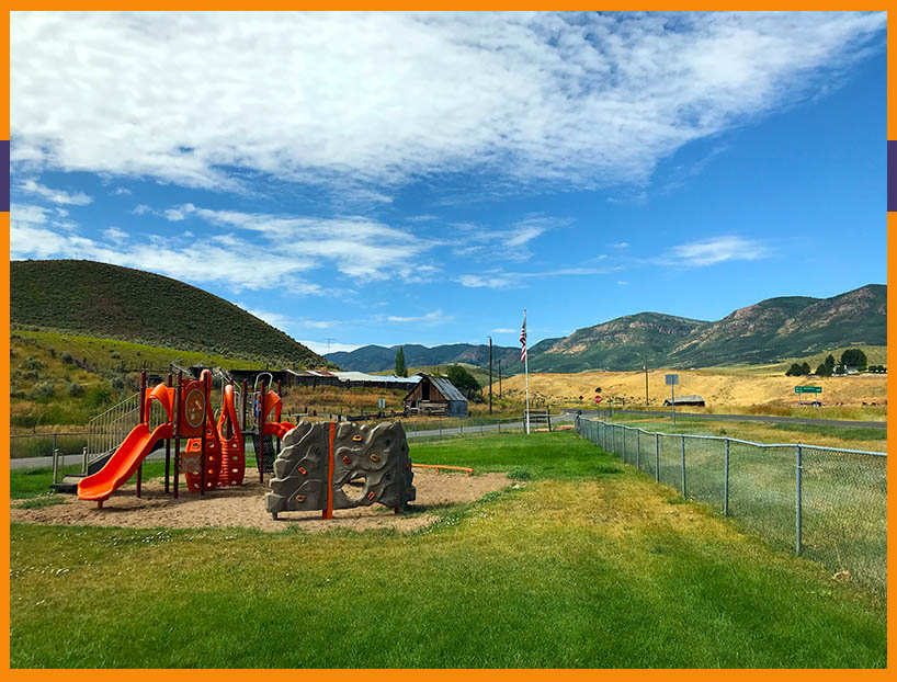 Pioneer Trails Park near Main Canyon on the Mormon Trail in Utah