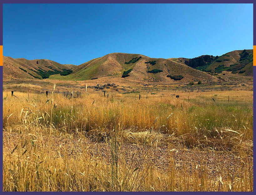 Supplication Hills on the Mormon Trail in Utah