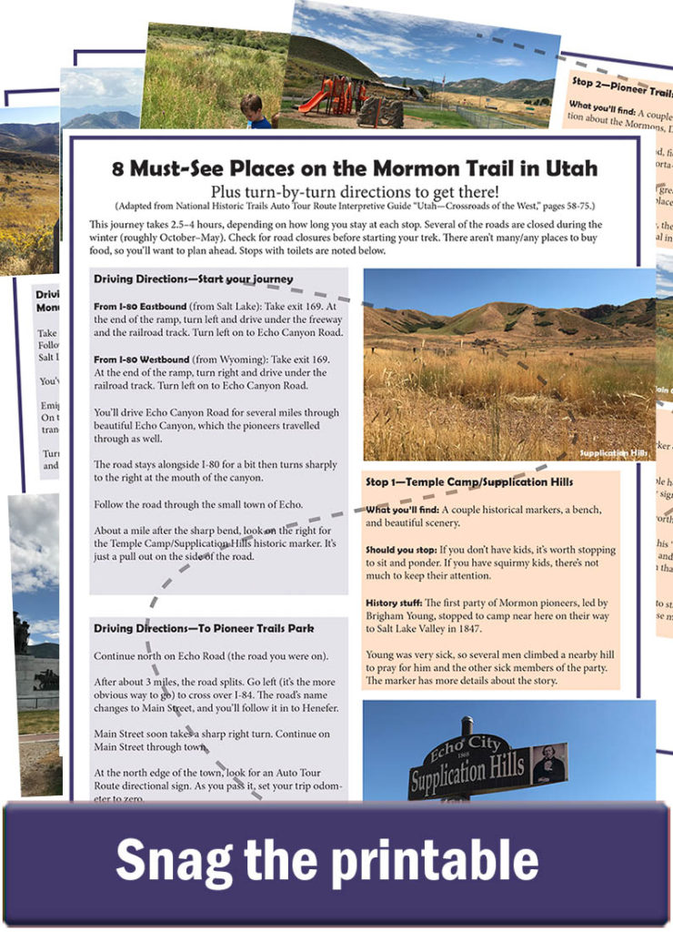 mormon trail auto tour
