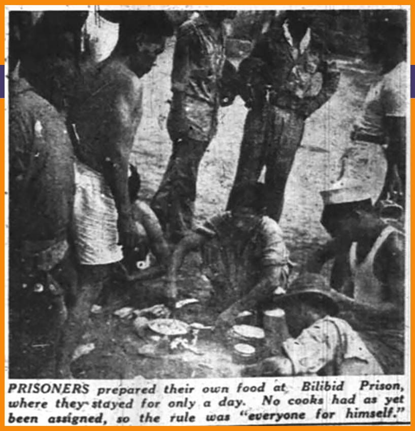 POWs at Bilibid Prison during WW2