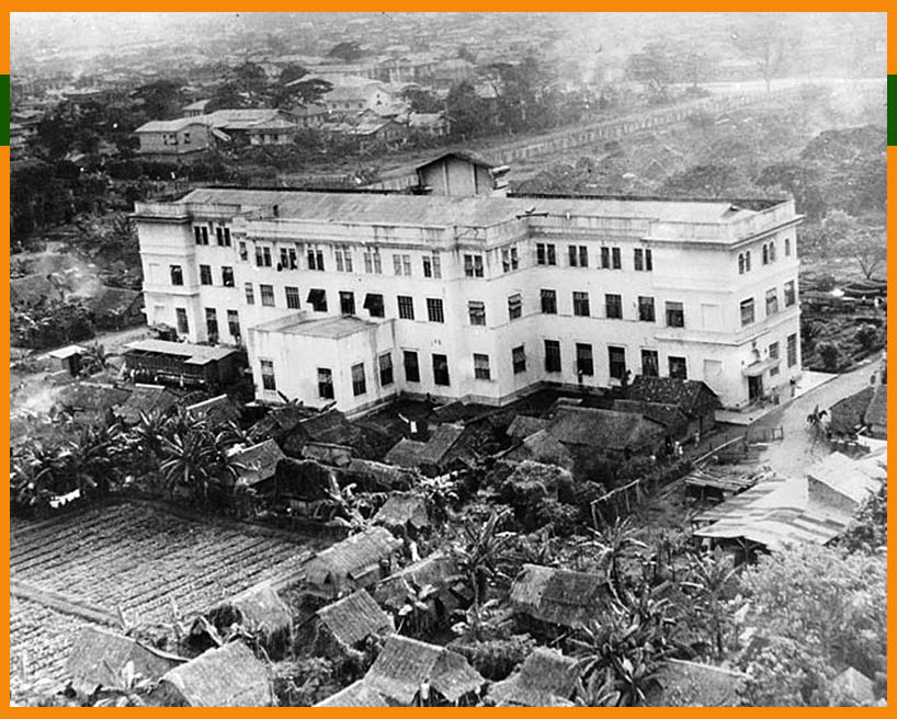 Santo Tomas Civilian Interment Camp in Manila during WW2