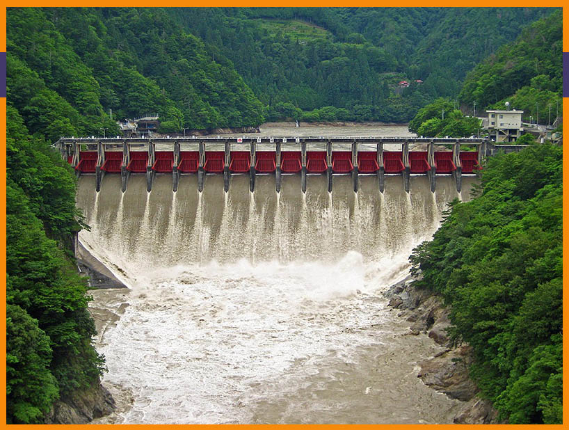 Hiraoka Dam in Nagano Japan around 2007