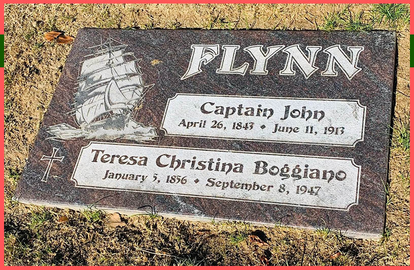 Grave of John and Theresa Flynn in Seattle Washington