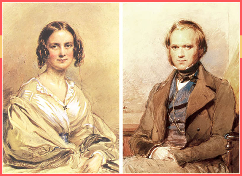 Charles Darwin and his wife Emma were first cousins