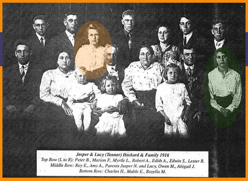 Heckard family of Astoria, Oregon, around 1916