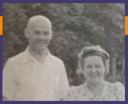 Col. Napoleon Boudreau and wife Myrtle at Fort Wint in The Philippines WW2